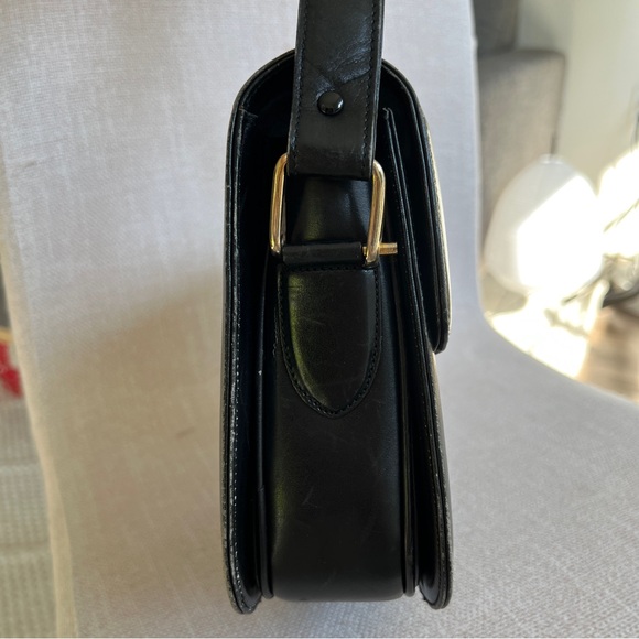 RARE Vintage CELINE Triomphe Boxcalf Shoulder Bag / CELINE Triomphe Bag - Picture 5 of 12